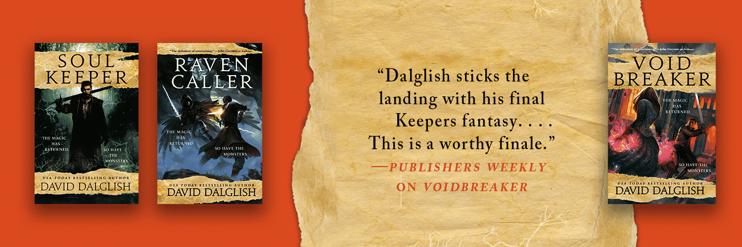 David Daglish Keepers series - Soul Keeper, Raven Caller, Void Breaker